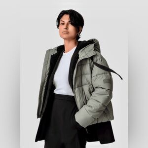 Women’s Hunter Intrepid Short Puffer Jacket, Size M, Urban Grey